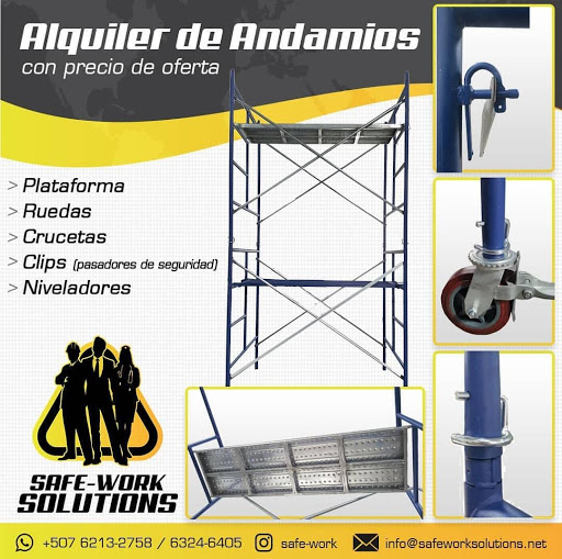 ALQUILER DE ANDAMIOS EN PANAMA SAFE WORK SOLUTIONS S.A.