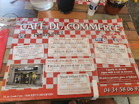 Menu du Restaurant Café du commerce à Rieux-Minervois
