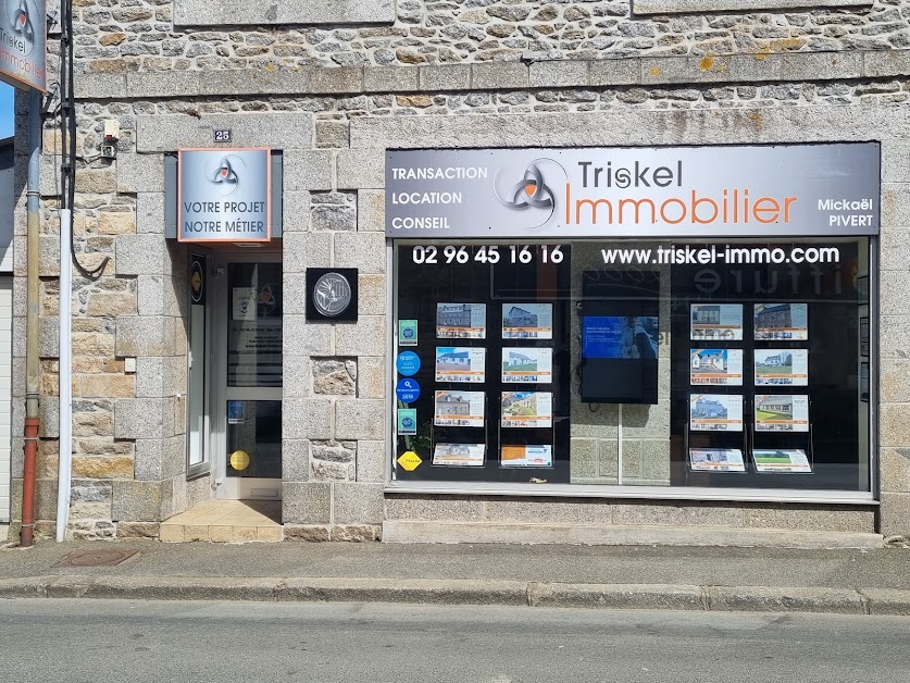 Triskel Immobilier à Bégard (Côtes-d'Armor 22)