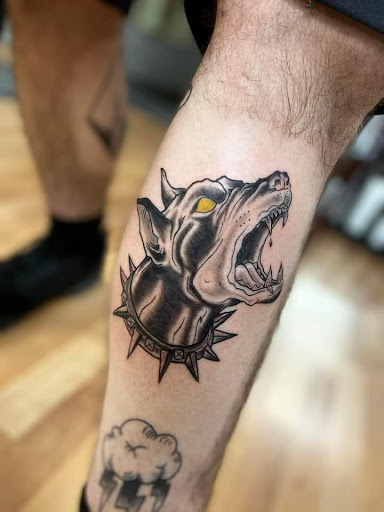 Explore grandfather clock tattoo ideas, creative tattoo ideas in Benton, available at Spectrum Tattoo