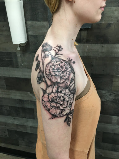 Explore rose cover up tattoo ideas, creative tattoo ideas in Anchorage, available at Unique Ink AK