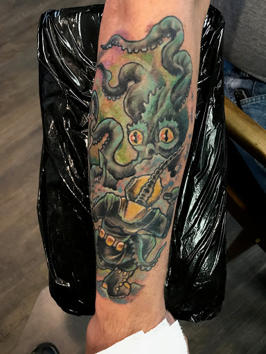 Explore libra tattoo ideas for men, creative tattoo ideas in Waterford, available at Great Northern Tattoo