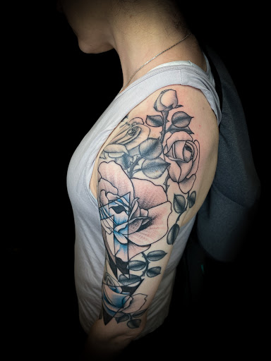 Explore half sleeve tattoo sleeve ideas, creative tattoo ideas in Chapel Hill, available at Durham Tattoos