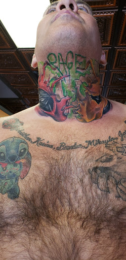 Explore name tattoo ideas on chest, creative tattoo ideas in Oshkosh, available at Big Guns Tattoo Oshkosh