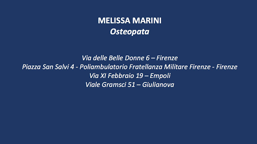 Osteopata Melissa Marini