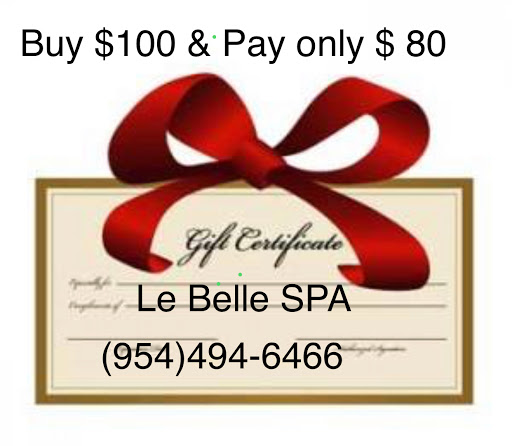 Day Spa «Le Belle SPA», reviews and photos, 7035 W Broward Blvd #125, Plantation, FL 33317, USA