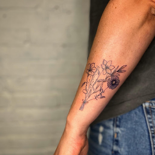 Explore cross tattoo ideas forearm, creative tattoo ideas in Clarksville, available at Leap Then Look Tattoo