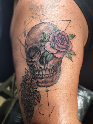 Explore pitbull dog tattoo ideas, creative tattoo ideas in Sutherland, available at 3N1 Body Art