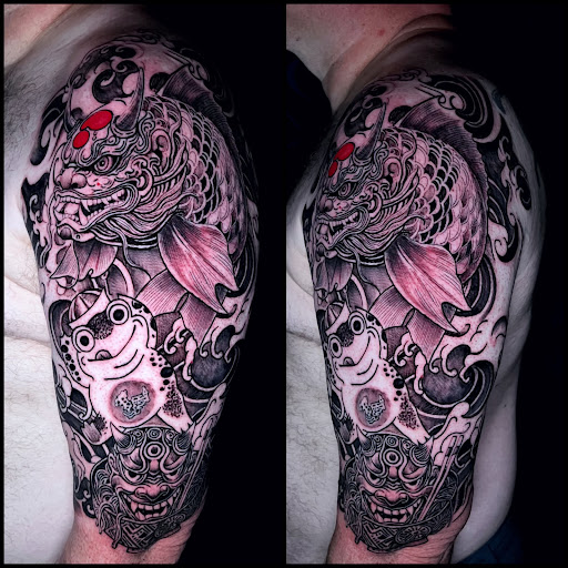 Explore mexican tattoo ideas for men, creative tattoo ideas in Honolulu, available at Aloha Tattoo Waikiki Hilton Hawaiian Village Rainbow Bazaar