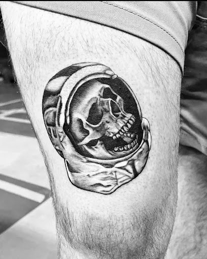 Explore tattoo ideas for names, creative tattoo ideas in Houston, available at Los Muertos Tattoo Studio and Art Gallery