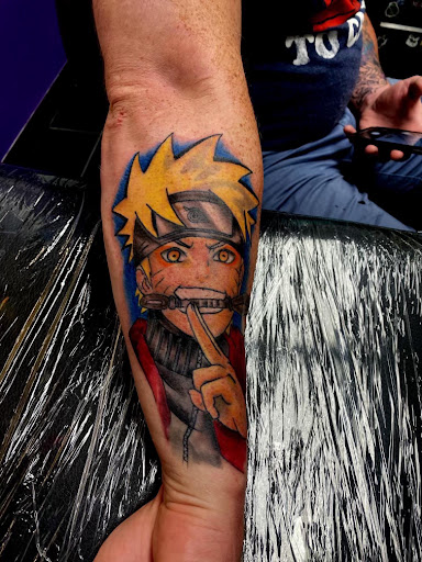 Explore outdoorsman tattoo ideas, creative tattoo ideas in Troy, available at All In Tattoo Co.