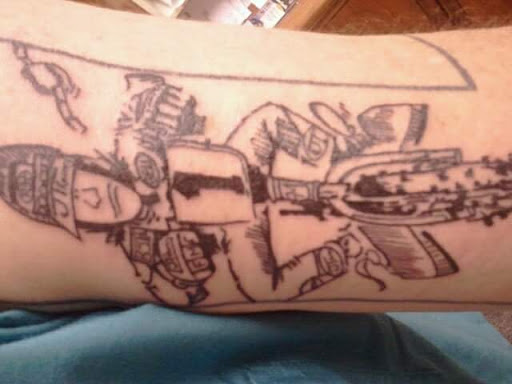 Explore apocalypse tattoo ideas, creative tattoo ideas in Libertyville, available at Art With Atattooed