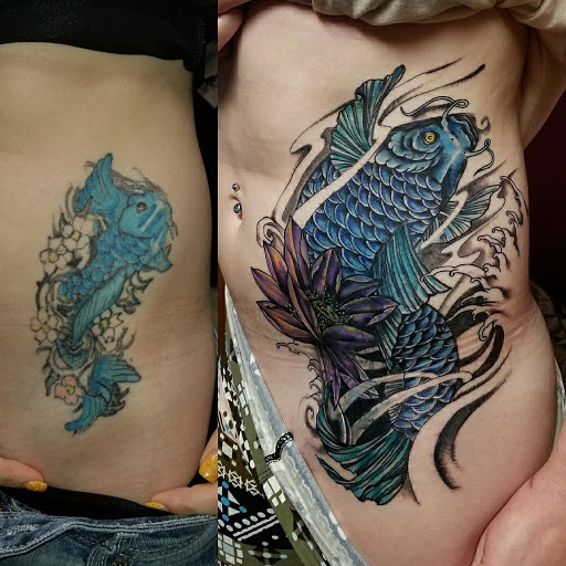 Explore star ideas for tattoos, creative tattoo ideas in Asheboro, available at Wonderland Tattoo