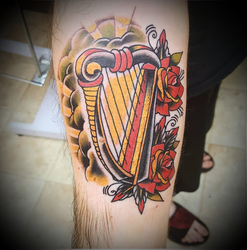 Explore half sleeve tattoo ideas black and grey, creative tattoo ideas in Millsboro, available at Tattoo Galaxy (Millsboro) Piercing & Custom tattoos