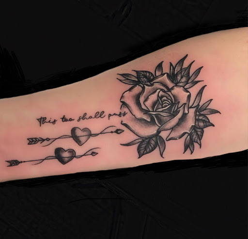 Explore death date tattoo ideas, creative tattoo ideas in Buford, available at Wild Tribe Tattoos and Piercings