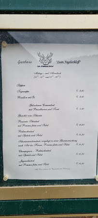 Restaurant allemand Gasthaus Zum Jagdschloß à Altleiningen - menu / carte