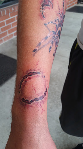 Explore cyberpunk tattoo ideas, creative tattoo ideas in Lagrangeville, available at Black Cherry Tattoo Studio NY