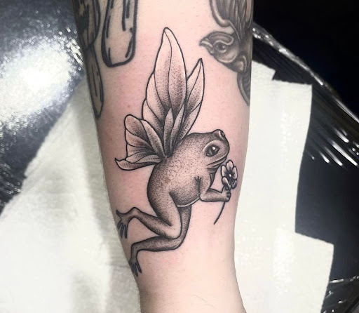 Explore baby feet tattoo ideas, creative tattoo ideas in Marietta, available at The Queen Bee Tattoo and Piercing Parlour