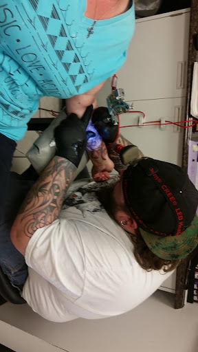Explore tropical tattoo ideas, creative tattoo ideas in Middleboro, available at Darkside Kustoms