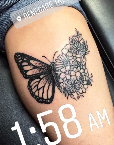 Explore facial tattoo ideas, creative tattoo ideas in West Lafayette, available at Renegade Tattoo Studio