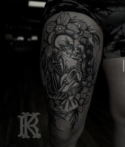 Explore hand and wrist tattoo ideas, creative tattoo ideas in Modesto, available at Dying Art Tattoo