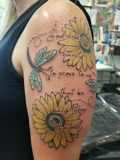 Explore liam tattoo ideas, creative tattoo ideas in Rogers, available at Jimmy Romance Tattoo & Body Piercing