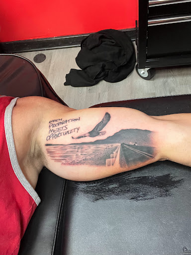 Explore tattoo back cover up ideas, creative tattoo ideas in Waynesboro, available at Hessoms Ink