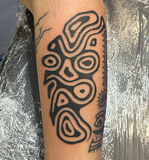 Explore name placement tattoo ideas, creative tattoo ideas in Pittsburgh, available at Pittsburgh Tattoo Company