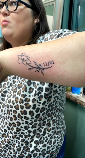 Explore tattoo ideas on back shoulder, creative tattoo ideas in Meridian, available at Creative Pain Tattoo Studio