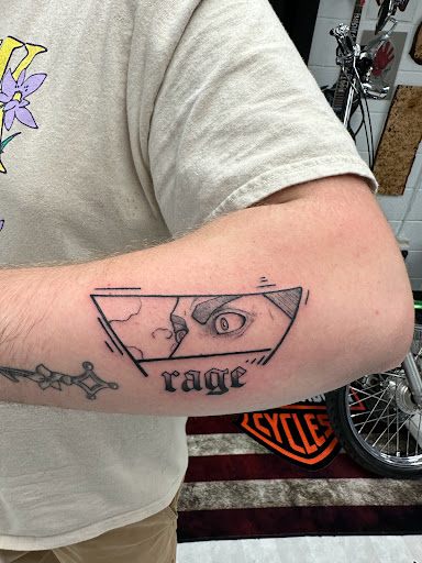 Explore 2 face tattoo ideas, creative tattoo ideas in Orland, available at K1LL3R ARTW0RK