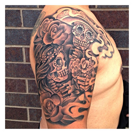 Explore ambigram tattoo ideas, creative tattoo ideas in Dekalb, available at Proton Tattoo