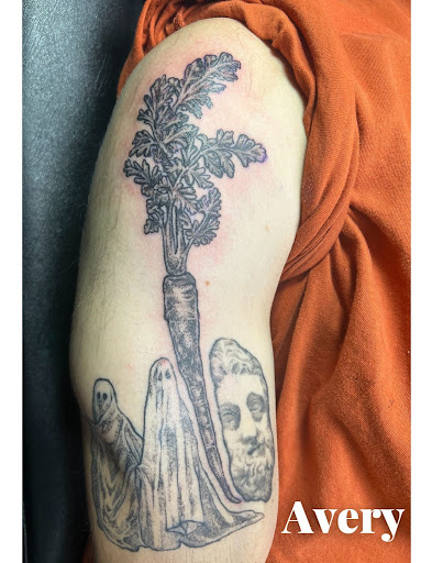 Explore bridgerton tattoo ideas, creative tattoo ideas in Benton, available at Relics Tattoo Studio