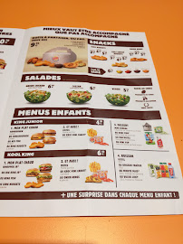 Carte du Burger King à Mandelieu-la-Napoule