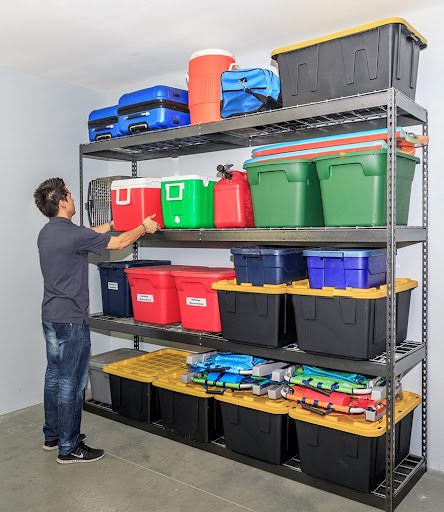 SafeRacks - Garage Overhead Storage Rack Installation, Wall Shelving and More image