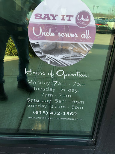 Barber Shop «Uncle Classic Barbershop», reviews and photos, 1560 W McEwen Dr #150, Franklin, TN 37067, USA
