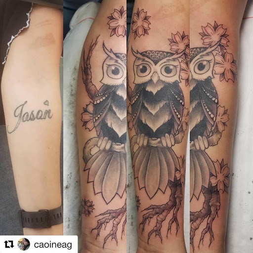 Explore adam and eve tattoo ideas, creative tattoo ideas in Bellevue, available at Skin and Soul Tattoo & Piercing