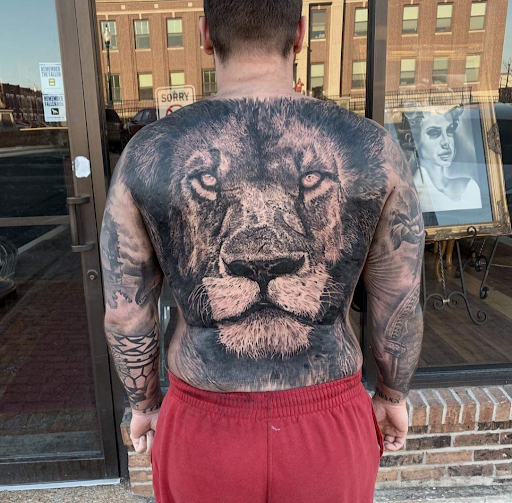 Explore military tattoo ideas for men, creative tattoo ideas in Mexico, available at Majestic Moose Tattoo Haberdashery & Piercing Studio