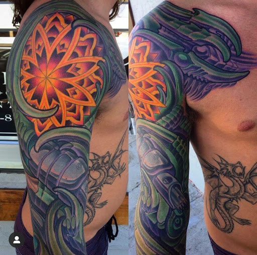 Explore finger print heart tattoo ideas, creative tattoo ideas in San Diego, available at Remington Tattoo Parlor