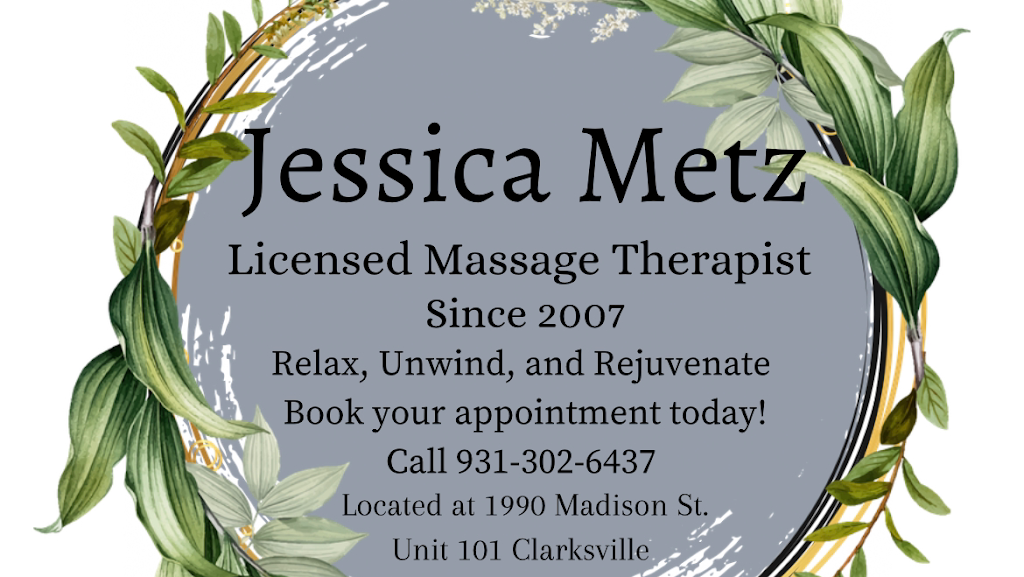 Jessica Metz LMT (Licensed Massage Therapist) Clarksville, TN 37043
