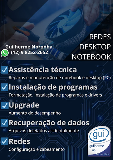 Logo da empresa - GUILHERME UP INFORMÁTICA