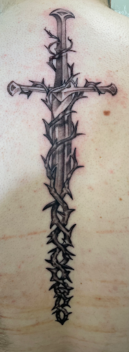 Explore triquetra tattoo ideas, creative tattoo ideas in Rogers, available at Ink Solutions Tattoo