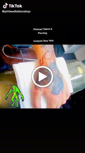 Explore tattoo ideas on foot, creative tattoo ideas in Lockport, available at Famous Tattoos by Pinhead