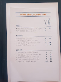 Carte du Restaurant Bar Americana à Marcq-en-Barœul