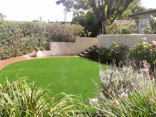 Green Turf Artificial Grass Installation