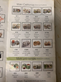 Restaurant japonais Tokyo sushi à Dunkerque - menu / carte
