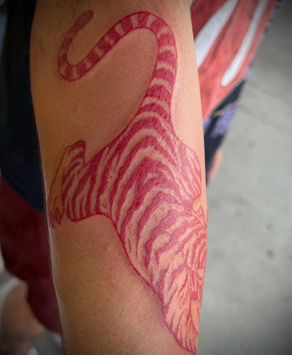 Explore dragon ball super tattoo ideas, creative tattoo ideas in Marietta, available at The Queen Bee Tattoo and Piercing Parlour