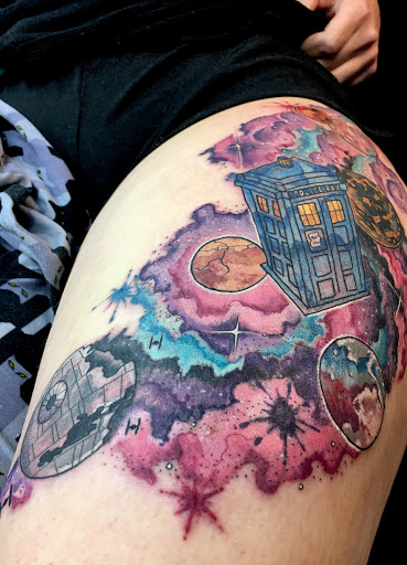 Explore aloha tattoo ideas, creative tattoo ideas in Deerfield, available at Maximum Tattoo