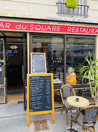 Menu du café restaurant les bars du square à Paris