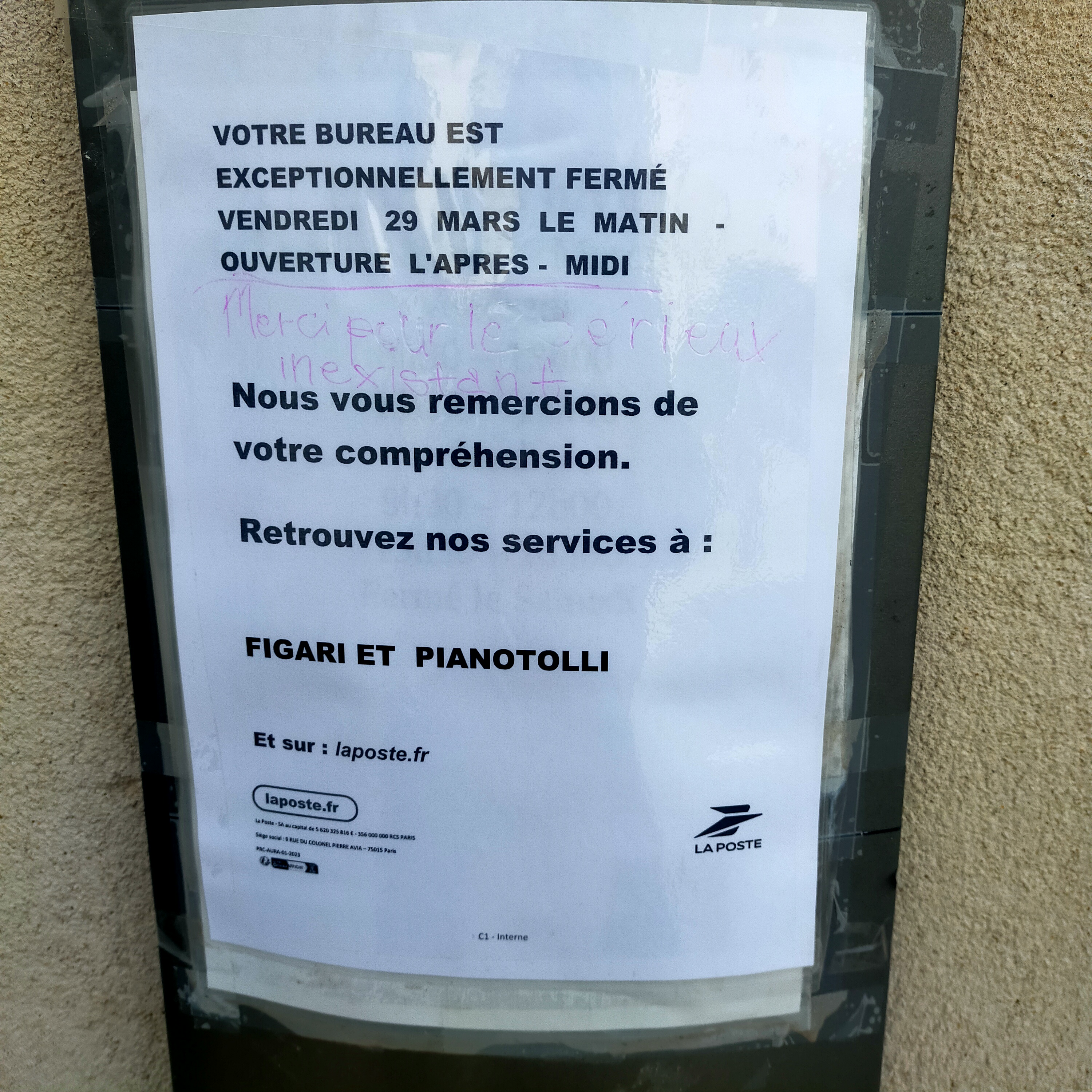 Photo n° 1 de l'avis de Gesuina.o fait le 29/03/2024 à 14:22