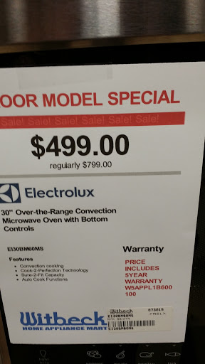 Appliance Store «Witbeck Home Appliance Mart», reviews and photos, 6551 Orchard Lake Rd, West Bloomfield Township, MI 48322, USA